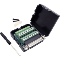 TRU COMPONENTS T1904C101 D sub female connectorset Aantal polen: 25 Schroeven 1 stuk(s)