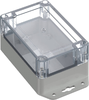 TRU COMPONENTS TC 10860624 Flensbehuizing 120 x 80 x 60.20 Polycarbonaat Lichtgrijs 1 stuk(s)