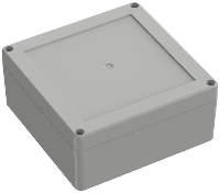 TRU COMPONENTS TC 10860724 Universele behuizing 134.70 X 134.70 X 60.10 Polycarbonaat Lichtgrijs 1 stuk(s)
