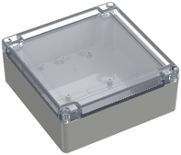 TRU COMPONENTS TC 10860872 Universele behuizing 149.90 X 149.90 X 60 ABS PC Lichtgrijs 1 stuk(s)