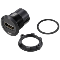 TRU COMPONENTS TC 11980464 HDMI paneeladapterbus HDMI bus   HDMI bus Zwart Inhoud: 1 stuk(s)