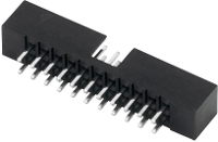 TRU COMPONENTS TC 1270635 40 1 00 Male connector Rastermaat: 2 mm Totaal aantal polen: 40 Aantal rijen: 2 1 stuk(s)