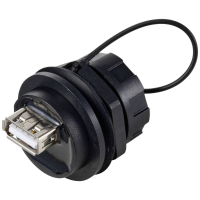 TRU COMPONENTS TC 12770488 USB 2.0 Inbouw doorvoer 1 stuk(s)