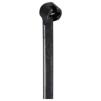 TRU COMPONENTS TC 12814140 Kabelbinder 140 mm 3.6 Mm Zwart Met metalen tong, UV bestendig 100 stuk(s)