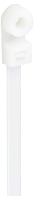 TRU COMPONENTS TC 12814168 Kabelbinder 400 mm 7.6 Mm Natuur Met schroefsokkel, Chemische bestendigheid 100 stuk(s)