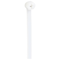 TRU COMPONENTS TC 12814180 Kabelbinder 370 mm 7 mm Natuur Met metalen tong, Chemische bestendigheid 100 stuk(s)