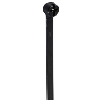 TRU COMPONENTS TC 12814196 Kabelbinder 370 mm 4.8 Mm Zwart Met metalen tong, UV bestendig 100 stuk(s)