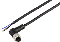 TRU COMPONENTS TC 12833156 Sensor/actuator aansluitkabel M12 Aantal polen (sensoren): 4 Koppeling, haaks 2 m 1 stuk(s)