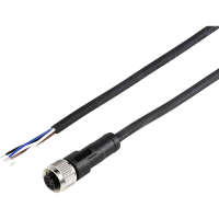 TRU COMPONENTS TC 12833000 Sensor/actuator aansluitkabel M12 Aantal polen (sensoren): 4 Koppeling, recht 2 m 1 stuk(s)