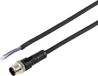 TRU COMPONENTS TC 12833172 Sensor/actuator aansluitkabel M12 Aantal polen (sensoren): 5 Stekker, recht 2 m 1 stuk(s)