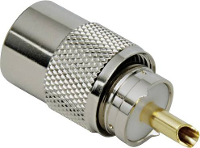 TRU COMPONENTS TC 2520056 UHF connector Stekker, recht 50 Ω 100 stuk(s)