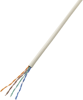 TRU COMPONENTS TC 7572796 Telefoonkabel J Y(ST)Y 4 x 0.80 Mm Grijs 25 m