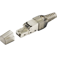 TRU COMPONENTS TC 9554648 RJ45 stekker afgeschermd CAT 6A Stekker, recht Aantal polen (sensoren) 8P8C 1 stuk(s)