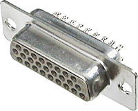 TRU COMPONENTS TC A HDF 44 LL/Z 203 1586463 D sub female connector Aantal polen: 44 Soldeerkelk 1 stuk(s)