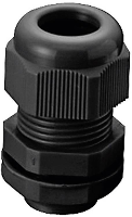 TRU COMPONENTS 1593005 Wartel M40 Polyamide Zwart (RAL 9005) 1 stuk(s)