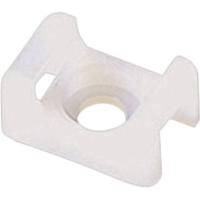 TRU COMPONENTS TC HC2203 Bevestigingssokkel Schroefbaar 1593057 Wit 1 stuk(s)