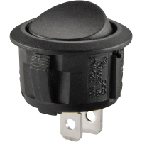 TRU COMPONENTS TC R13 208F 02 Wipschakelaar 250 V/AC 10 A 1x uit/(aan) Moment 1 stuk(s)
