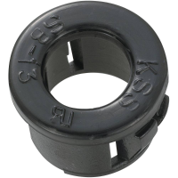 TRU COMPONENTS TC SBR13203 Kabeldoorvoering Klem Ø (max.) 8 Mm Plaatdikte (max.) 3.2 Mm Polyamide Zwart 100 stuk(s)