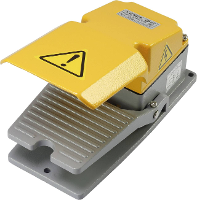 TRU COMPONENTS XF 302 Voetschakelaar 250 V/AC 15 A 1 pedaal Met beschermkap 1x NO 1 stuk(s)