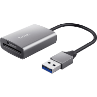 Trust Dalyx Snelle USB kaartlezer van aluminium