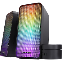 Trust GXT 611 WEZZ ILLUMINATED 2.0 RGB Speaker set pc luidspreker