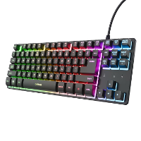 Trust GXT 833 Thado Toetsenbord met TKL verlichting gaming toetsenbord