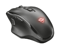 Trust GXT140 Manx Rechargeable Draadloze gaming muis Optisch Verlicht, Oplaadbaar Zwart