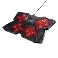 Trust GXT 278 Yozu Laptop cooling pad In hoogte verstelbaar, Regelbare ventilator