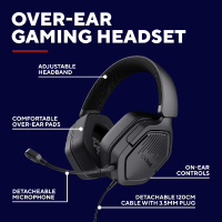 Trust GXT492 Carus Headset bk