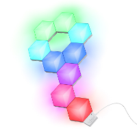 Trust GXT902 VYBZ Zeshoekige RGB lichtpanelen sfeerverlichting