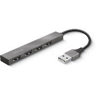 Trust Halyx Aluminium 4 Port Mini USB Hub usb hub