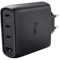 Trust Maxo 65W 4P Gan Charger Blk