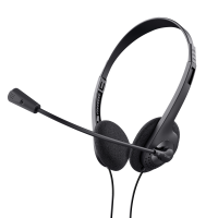 Trust Primo Chat On Ear headset Kabel Stereo Zwart Volumeregeling Computer