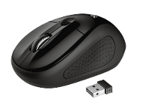 Trust Primo Wireless Mouse Draadloze muis Optisch Zwart