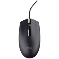 Trust TM 101 Muis USB Optisch Zwart 3 Toetsen 1200 dpi Geïntegreerd scrollwiel
