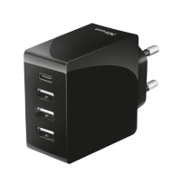 24W Fast Wall Charger 4 USB C en USB A ports