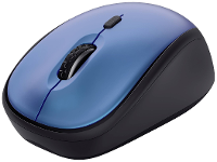 Trust YVI+ Eco Muis Radiografisch Optisch Blauw 4 Toetsen 800 dpi, 1600 dpi