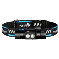 Trustfire H5R 600 Lumen Hoofdlamp 150° Dual Lamp LED USB Oplaadbare Koplampen 180° Verstelbaar IP68 Hoofdlamp 18650 Zakl