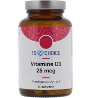 TS Choice Vitamine D3 25 mcg Tabletten