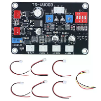 TS VU003 VU meterdriverbord Pas VU meterdriverpaneel Achtergrondverlichting Hoogfrequent Laagdoorlaat Paneelaccessoires