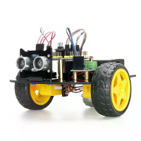 TSCINBUNY 2WD Ultrasonic Obstakel Vermijdingsauto Start Robot Kit voor Programmeer Educatief Project