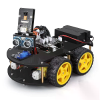 TSCINBUNY DIY UNOR3 Slimme Robot Auto Kit V4 voor Arduino IDE Programmeerders DIY Educatieve Robotica Leerling Kit