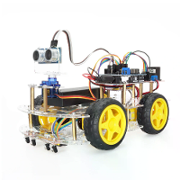 TSCINBUNY Slimme Robot Auto Startset Voor Arduino Programmering Elektronische 4WD Robotauto Robotica Educatieve Kits