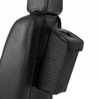 PU Leren Auto Afvalbak 7,5L Waterdichte Afvalemmer Multifunctionele Auto Emmer Stoelrug Afvaldeposito Auto Organizer Aut