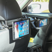 SAWAKE Multifunctionele Telescopische Uitschuifbare Dubbele Mobiele Telefoon Tablet Houder Stand Auto Hoofdsteun Mount v