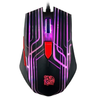 TT eSports Talon USB gaming muis Optisch Verlicht Zwart