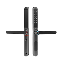 TTLOCK Slimfingermaaldeur met vingerafdruk 5 in 1 Ontgrendelen IP66 Waterdicht App Spraak Afstandsbediening Multifunctio