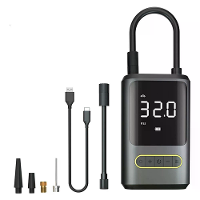 TUERBB T AP77 Autoband Inflator Draagbare Luchtcompressor 150PSI Snoerloze Luchtpomp met LCD scherm Power Bank met LED v