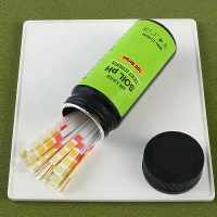 Tuinaarde pH testkit 100 strips 3.5 9.0 PH bereik Nauwkeurige bodemtest Binnen Buiten Eenvoudig onderhoud van het gazon
