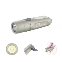 TUNENGE S15 650LM Mini Draagbare LED Sleutelhanger Zaklamp USB Oplaadbaar Pocket Licht Waterdicht Nood Buiten Camping Vi